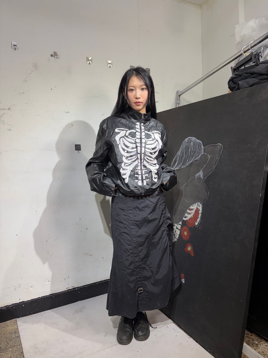 VTG 본 스켈레톤 자켓 XL 상품이미지3