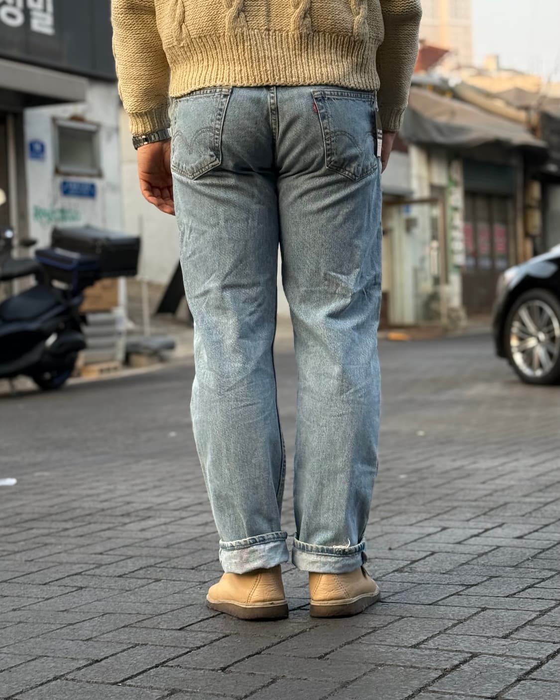 00‘s 리바이스 505 레귤러핏 데님 팬츠 34 상품이미지9