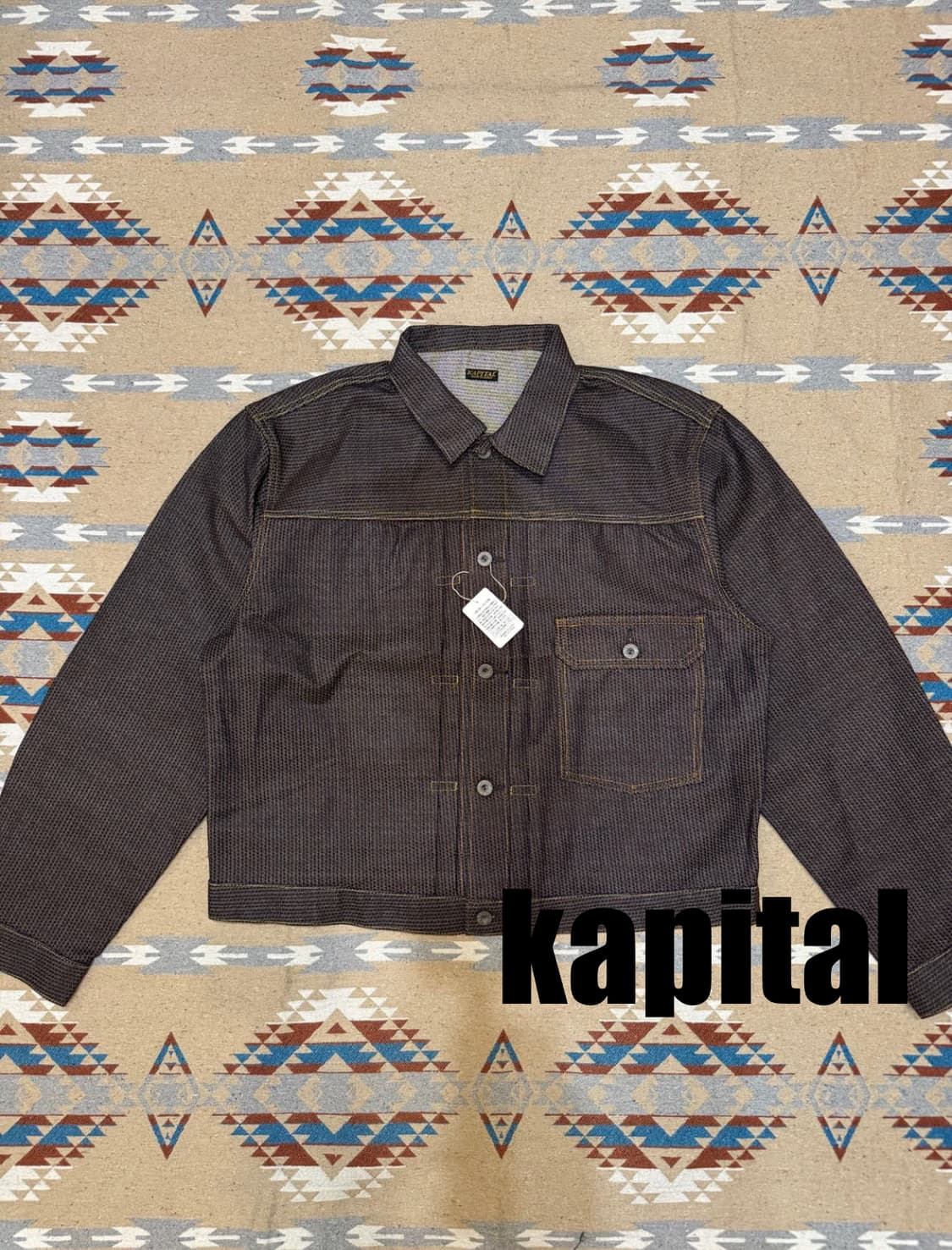 [4][XL] 캐피탈 센츄리 데님 1st 자켓 N5S 브라운 상품이미지1