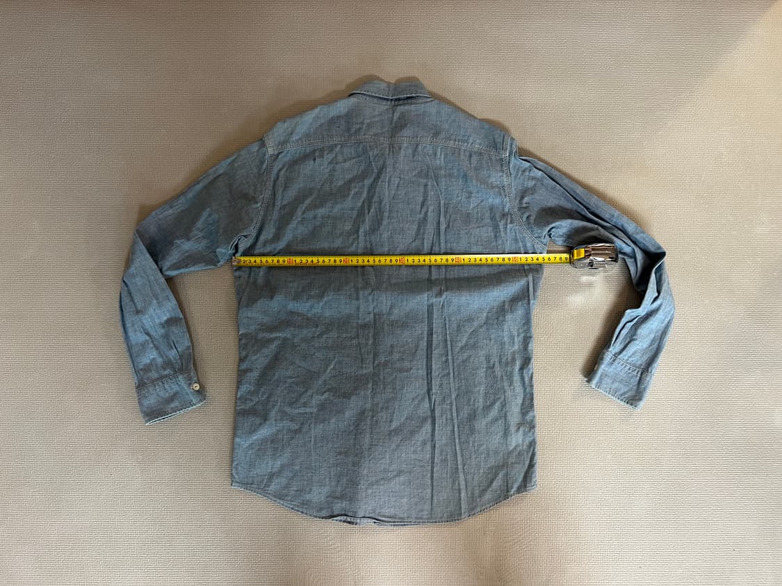 무료배송 - 유니클로 긴팔 워크셔츠(연청) L 상품이미지5