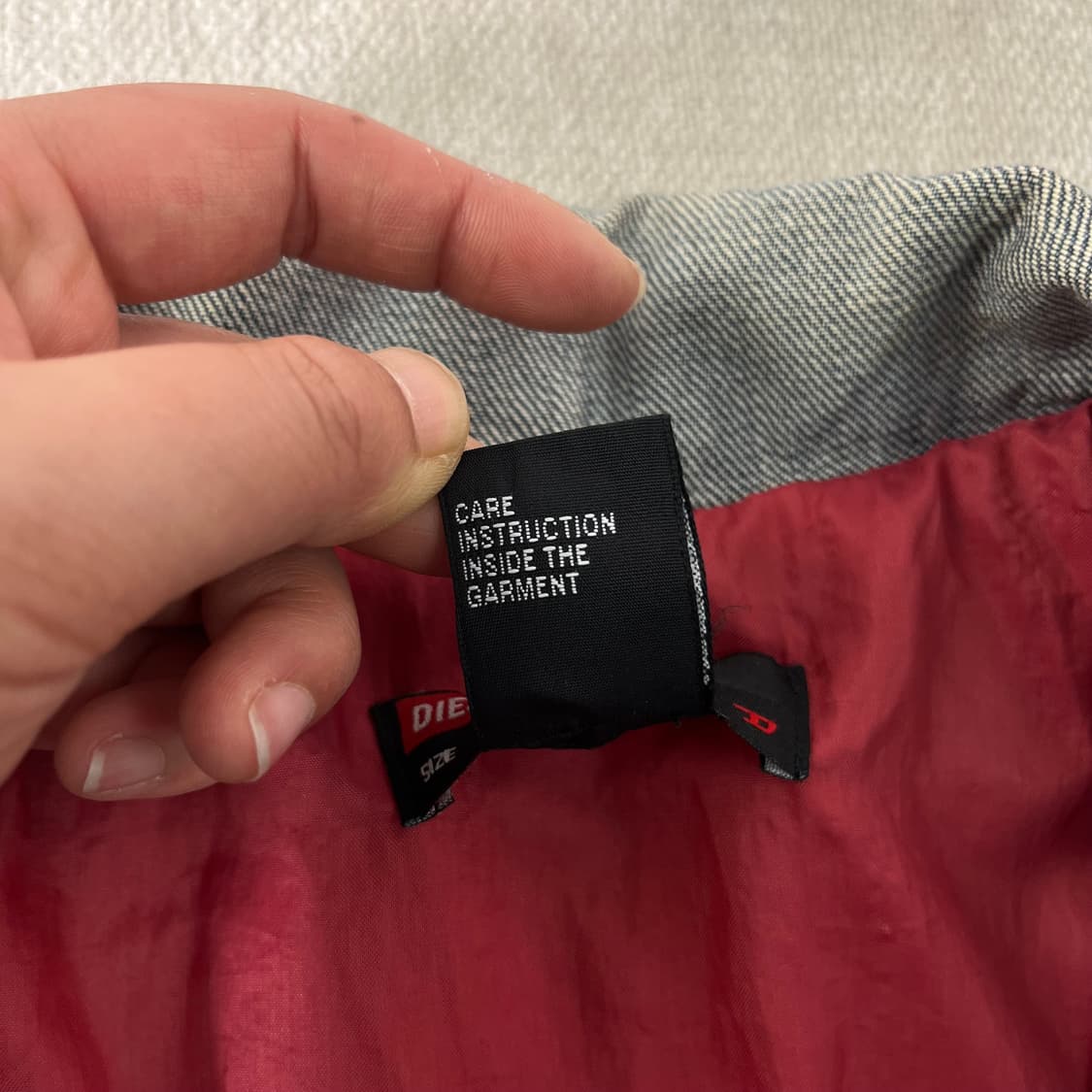 W 90 디젤 올드스쿨 스타일 웨스턴 데님 자켓 상품이미지4