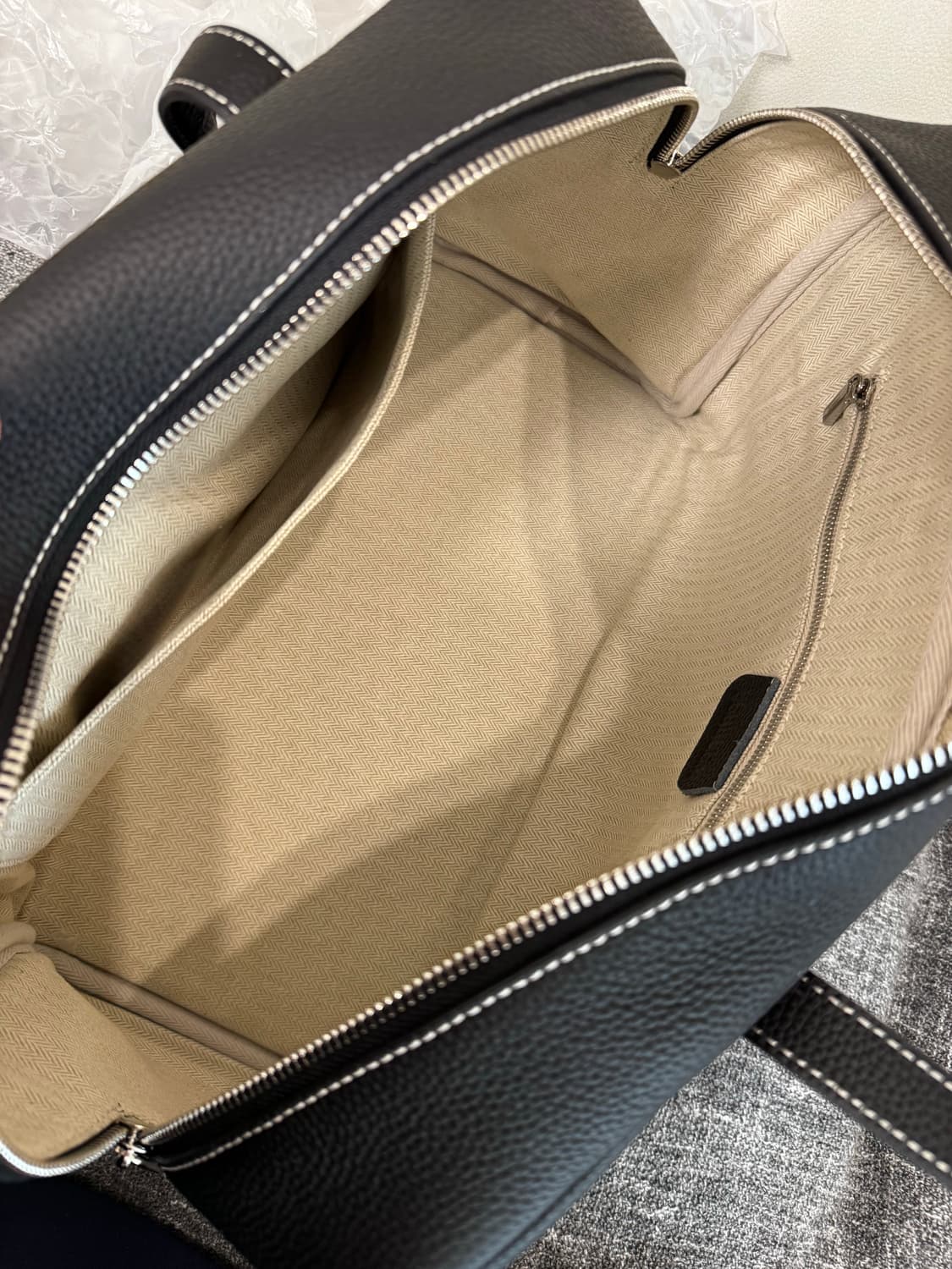 페블엠 볼링 숄더백 라지 블랙 상품이미지7