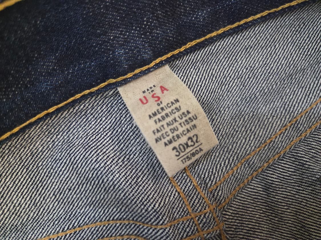 RRL 더블알엘 스트레이트 셀비지 데님 30 상품이미지5