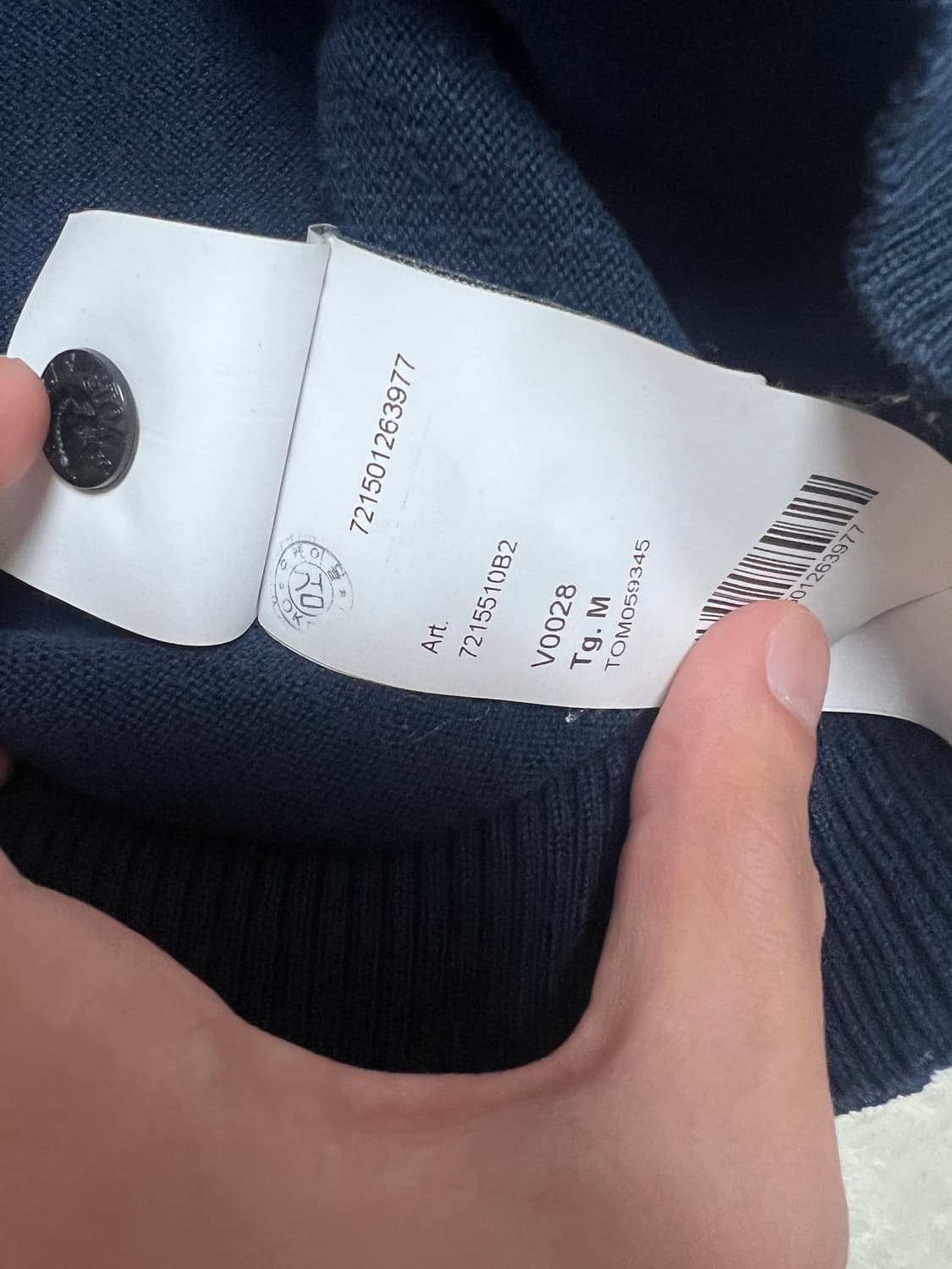 23fw stone island navy knit 상품이미지6