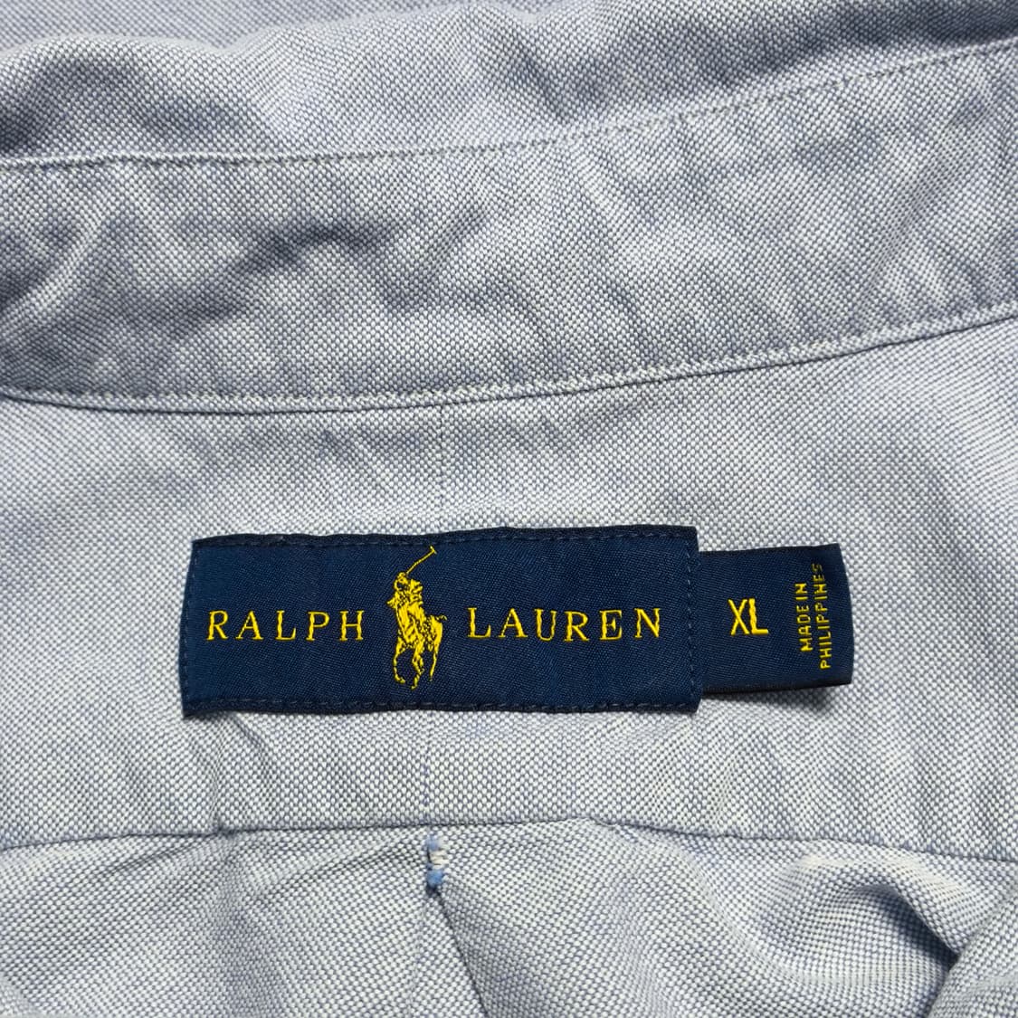[XL] 폴로 랄프로렌 블루 옥스포드 셔츠 상품이미지4