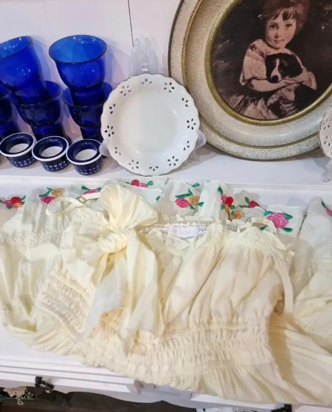 리즈리사(Liz Lisa) 플라워 자수 샤링 튜닉 상품이미지8