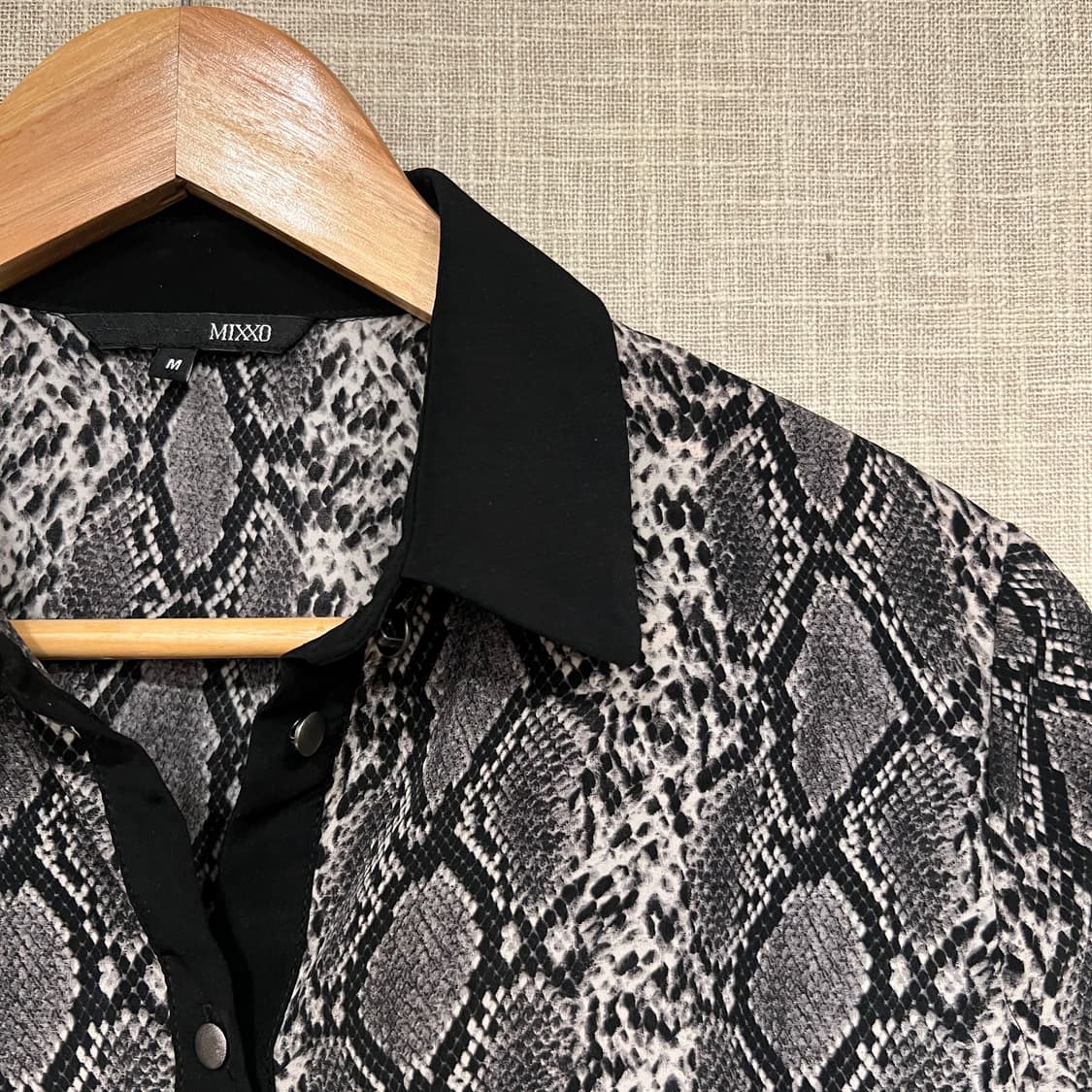 빈티지 파이톤 블라우스 (W) L 상품이미지3