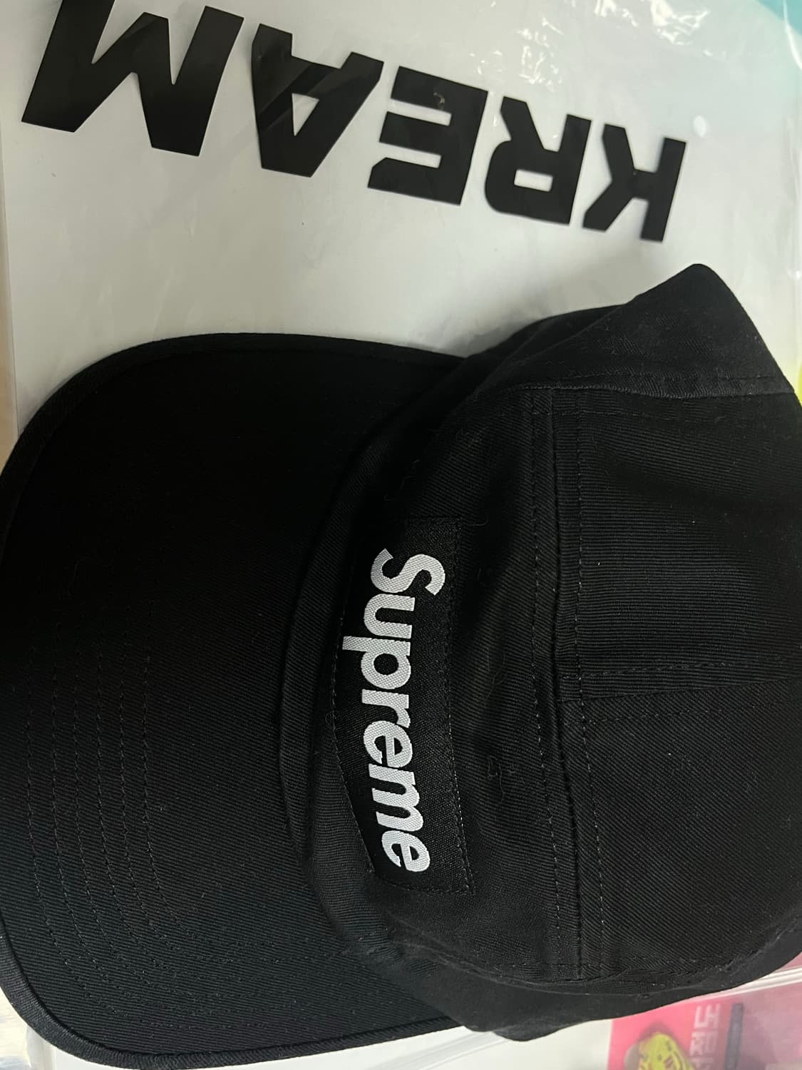 (아예새거) 슈프림 워시드 치노 트윌 캠프캡 상품이미지1