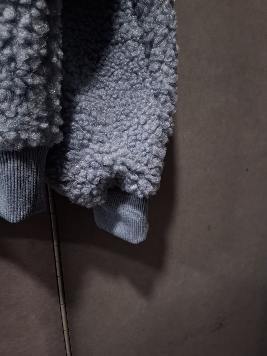 여 뽀글이 티셔츠 블루 Free 상품이미지4