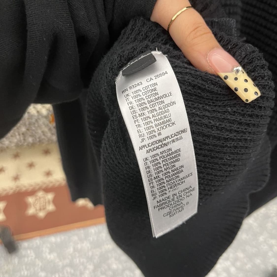 디젤 스트릿 힙합 포켓 스트랩 와플 니트 95 C09756 상품이미지6