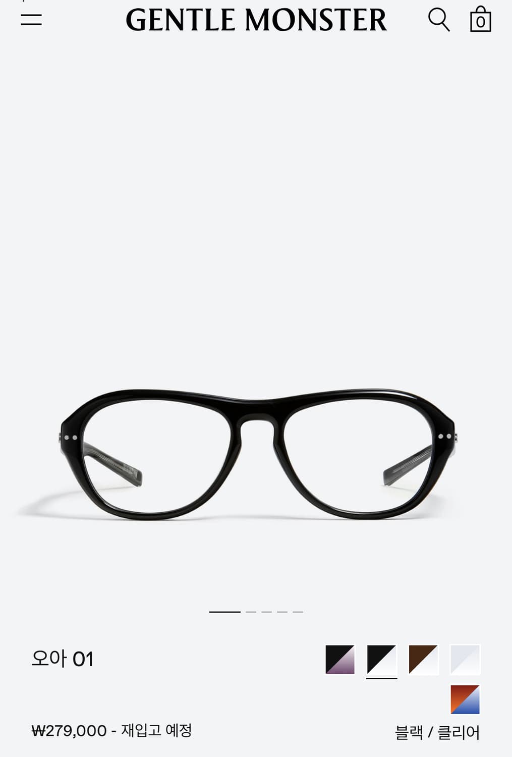 Gentle monster oaa 1 오아1 상품이미지1