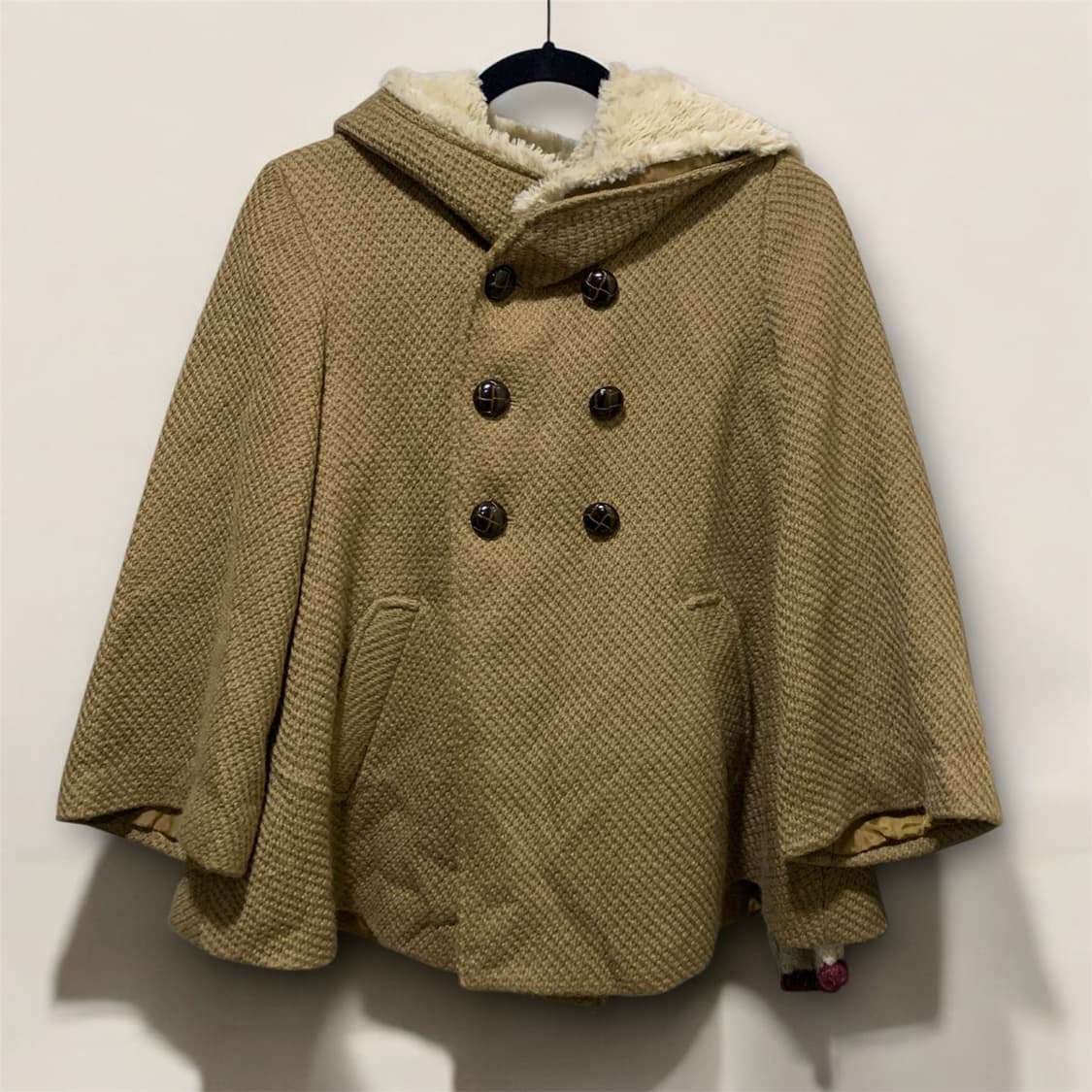 일본 로리스팜 퍼 트리밍 숏 코트 갸루 하구미 상품이미지1