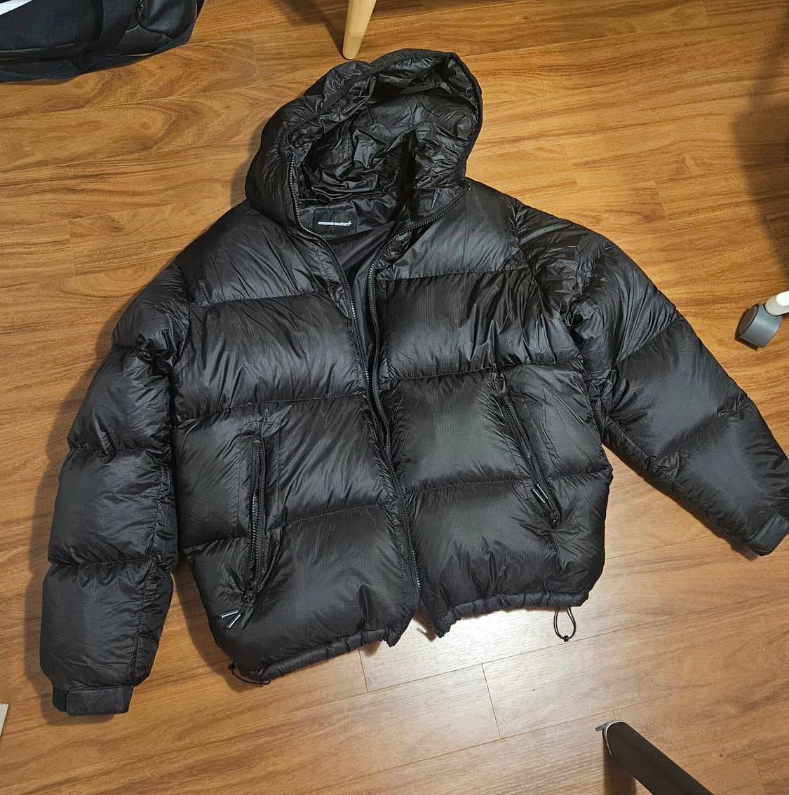 록히드마틴 클라우드 컬러 레이어드 후드 패딩 상품이미지4