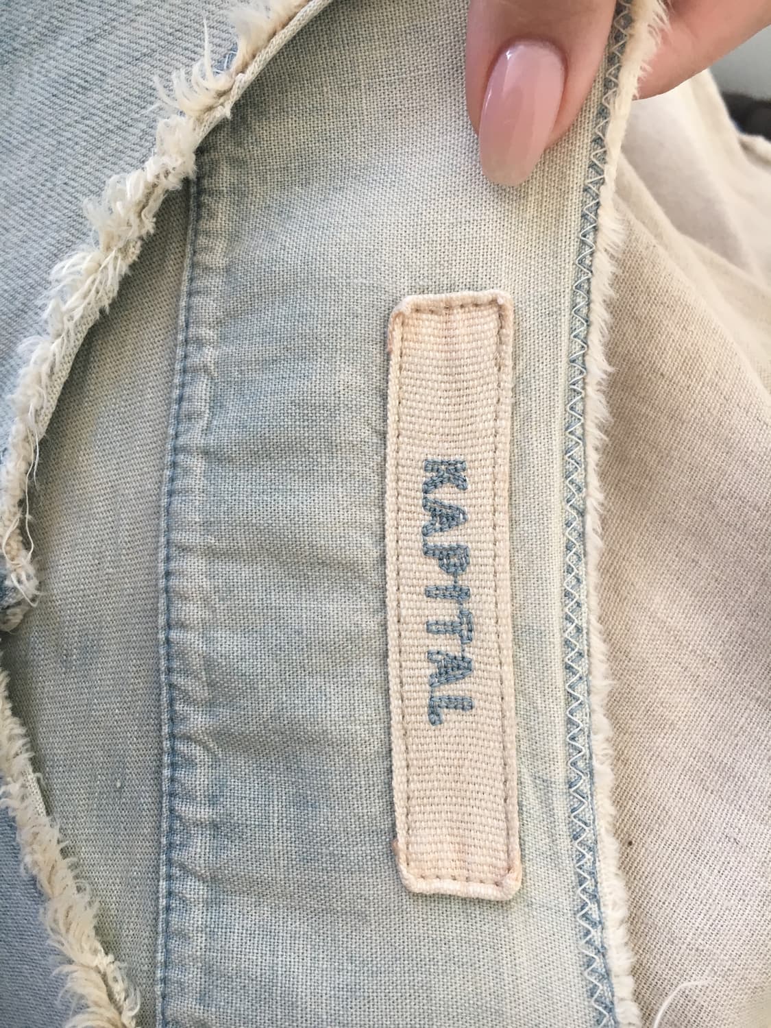 캐피탈 Kapital Cut and Sew top 롱슬리브 상품이미지6