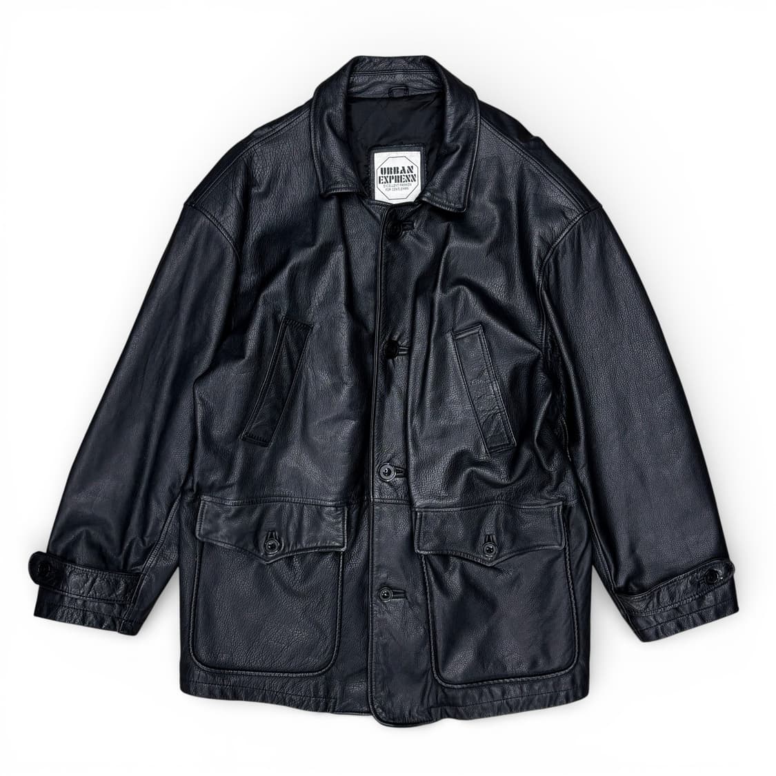 90's Urban Express 레더 카코트 상품이미지1
