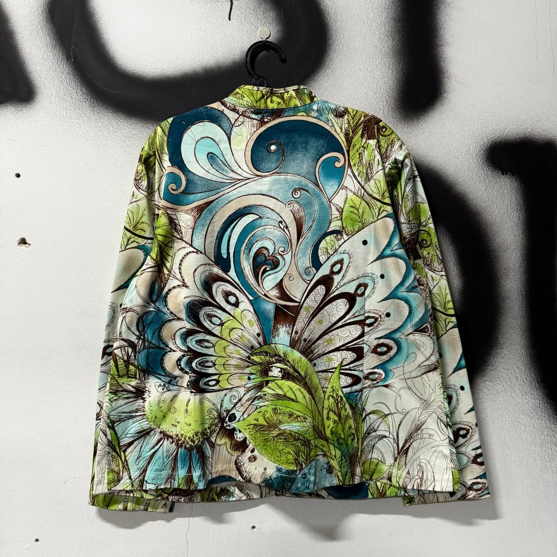 Chico's 오리엔탈 풀 패턴 차이나 카라 라이트 자켓 상품이미지2