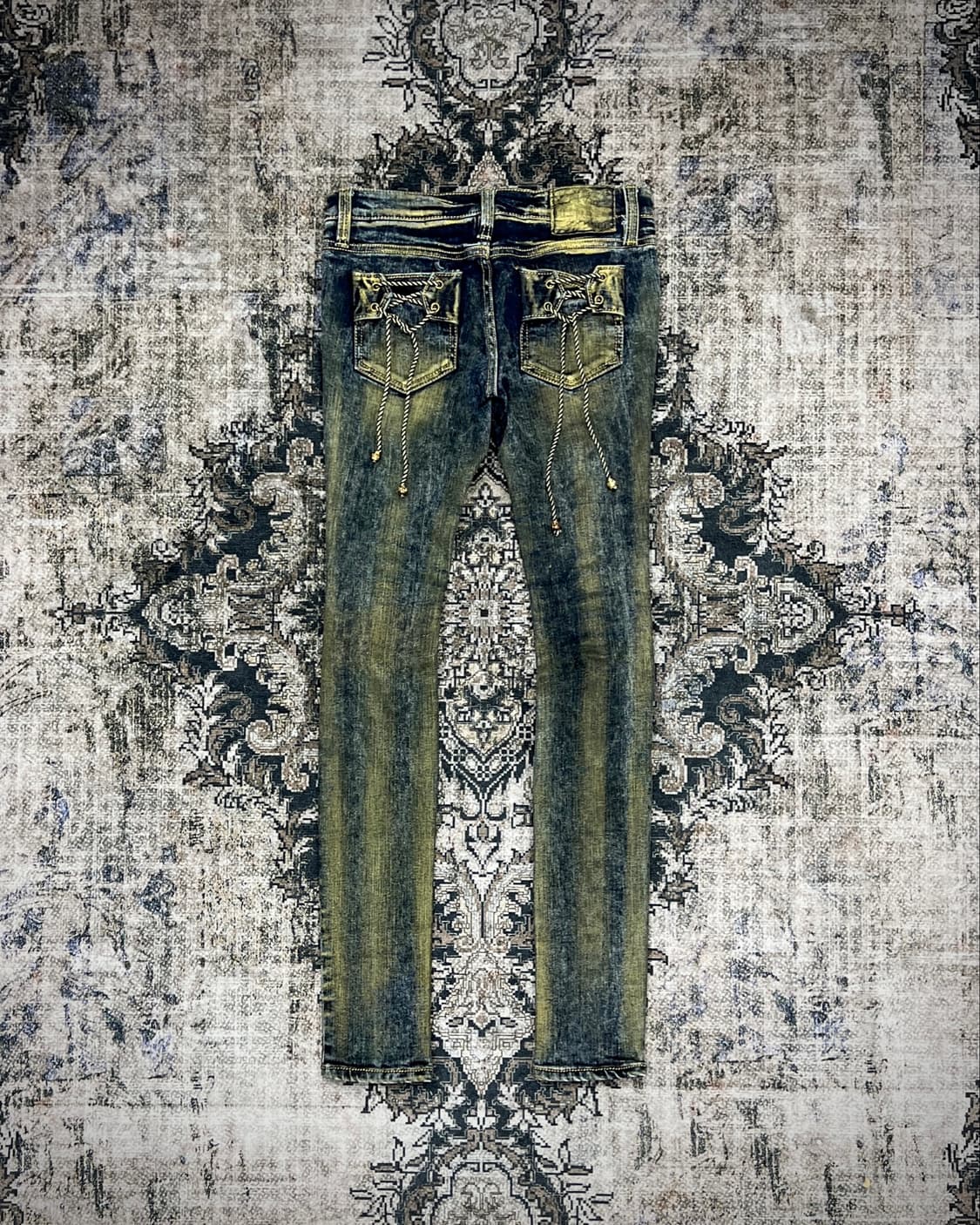 D.i.a mud washing lace up detail denim p 상품이미지2