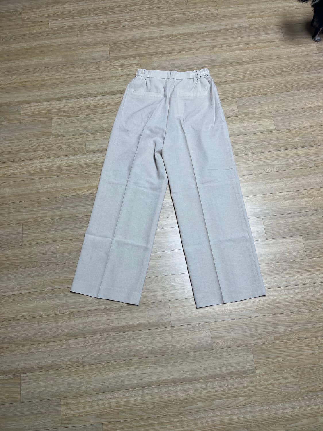 스파오 린넨라이크 원턱 와이드 슬랙스 (새상품) 상품이미지5