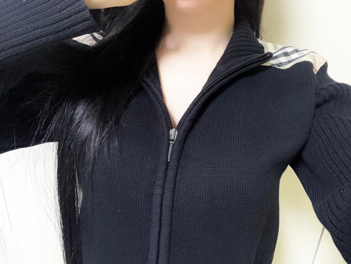 버버리 런던 울 코튼 니트 집업 후드집업 아베크롬비홀리스터폴로빅포니 상품이미지2