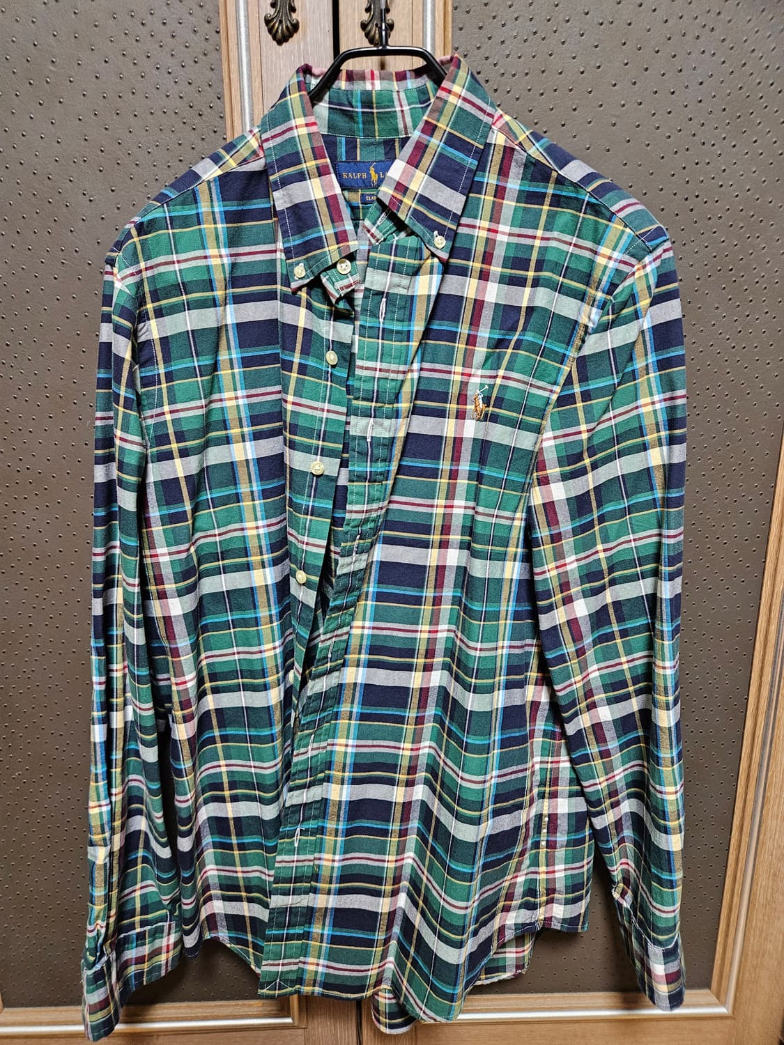 폴로 클래식핏 체크셔츠 L  상품이미지1