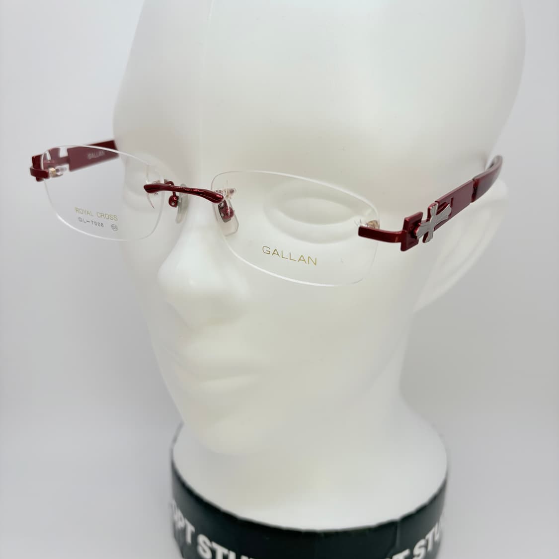 GALLAN 레드 사각 십자가 무테 상품이미지6