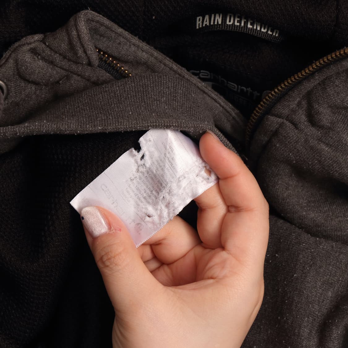 칼하트 써멀 후드집업 차콜 A1313 상품이미지4