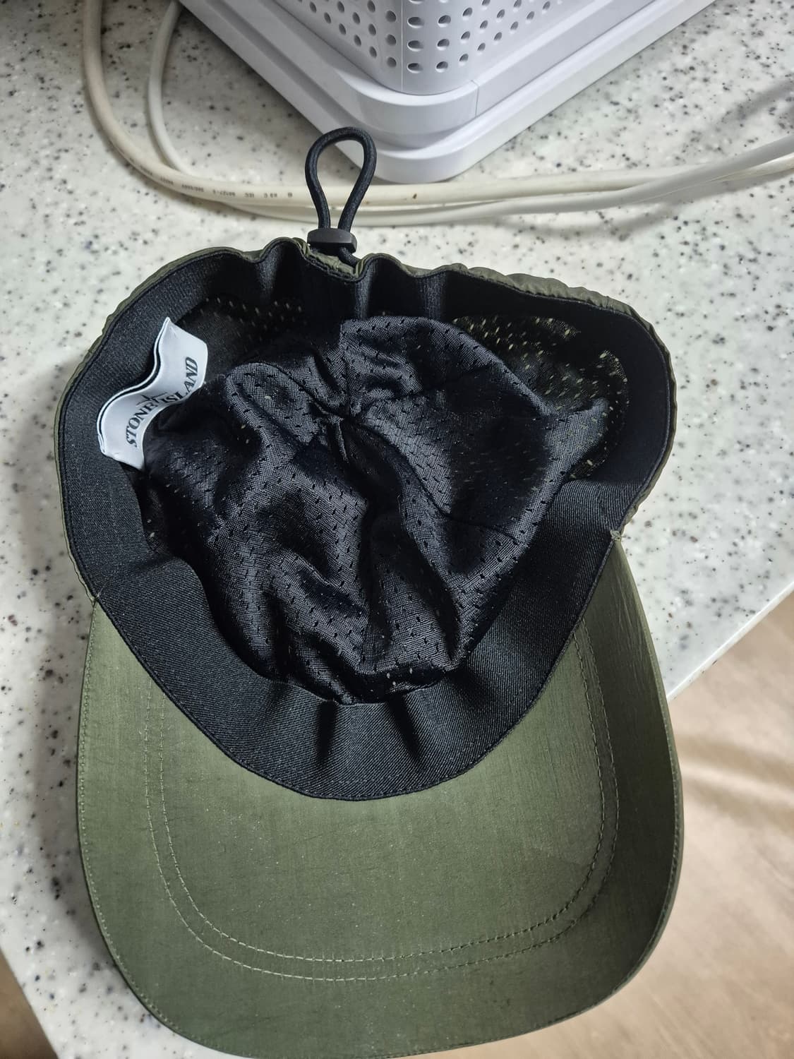 [XL]스톤아일랜드 나일론 볼캡 카키 초록 그린 상품이미지7