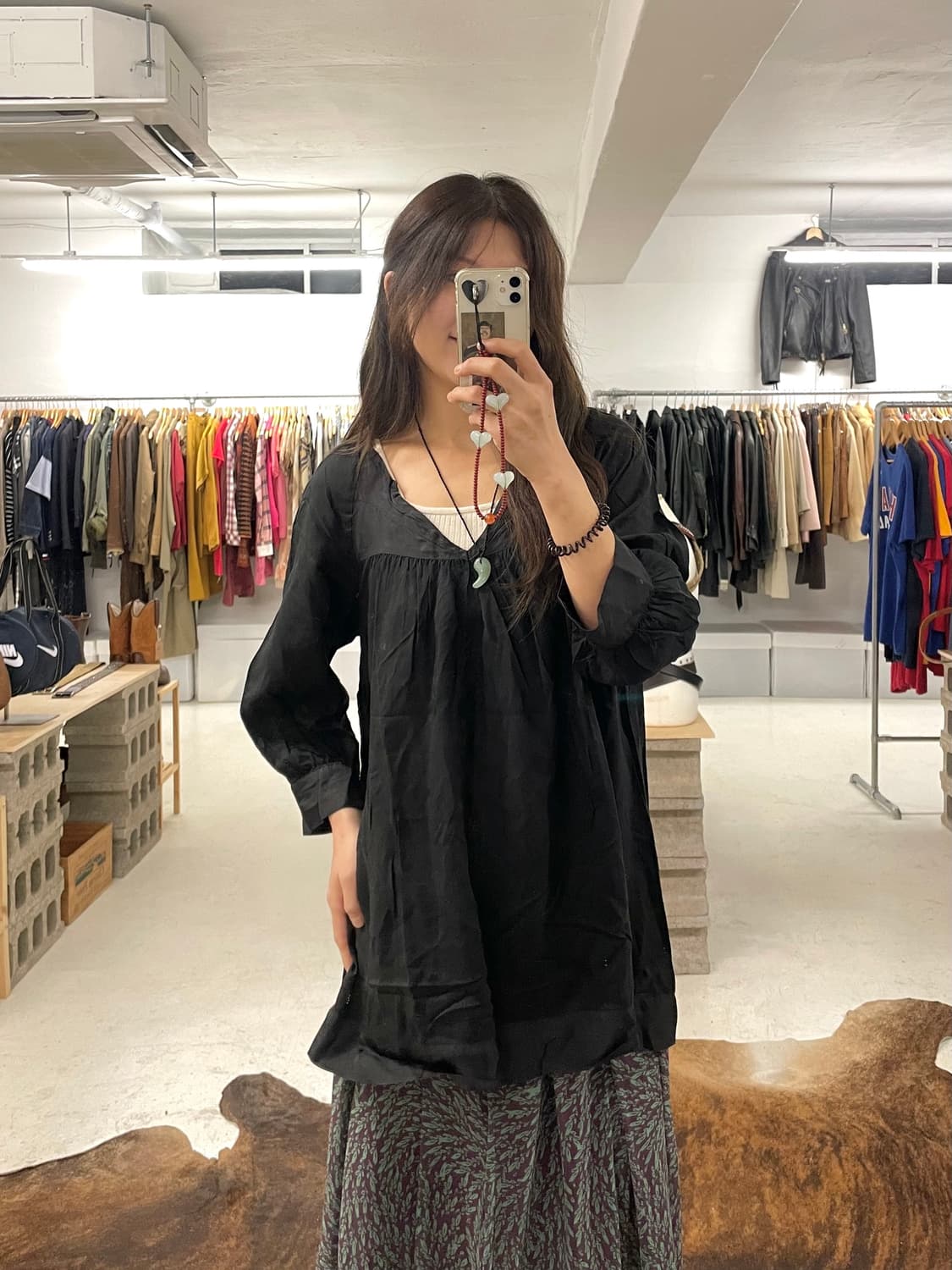 BEAMS tunic blouse 빔즈 튜닉 블라우스 상품이미지3