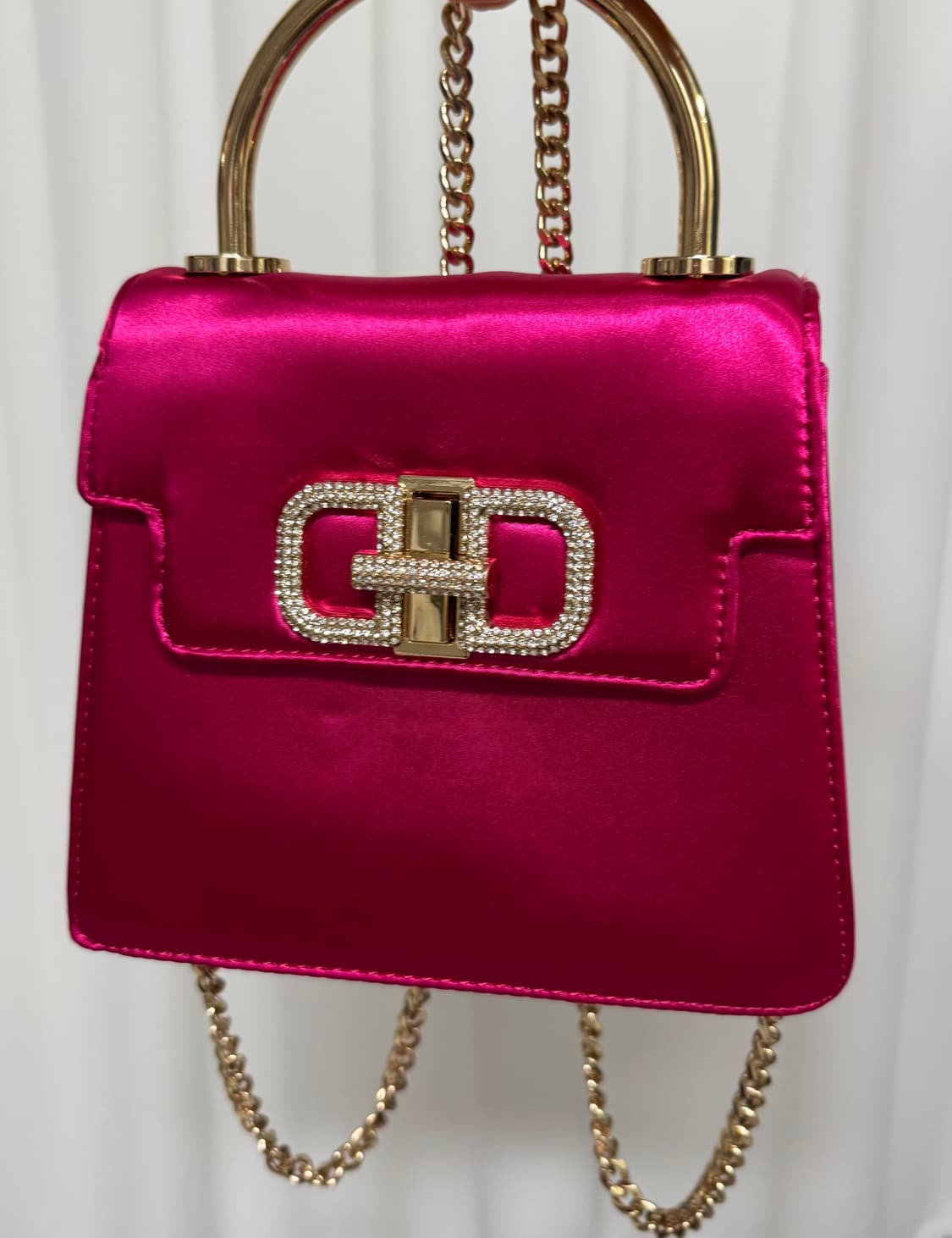 [새상품] ALDO 알도 핑크 탑핸들 체인 크로스백 상품이미지3