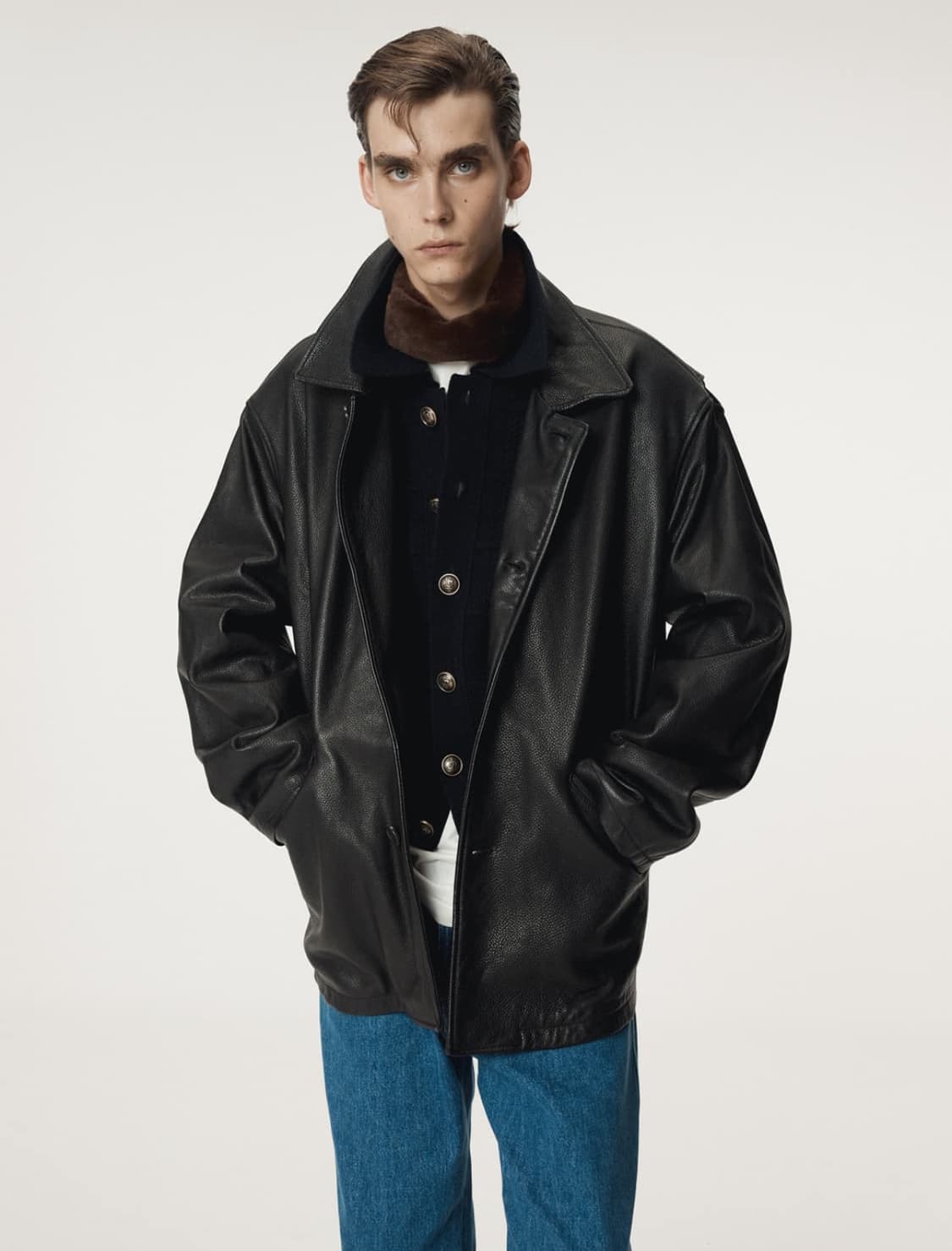 [m] 렉토 빈티지 레더 초어자켓 구매합니다 상품이미지1