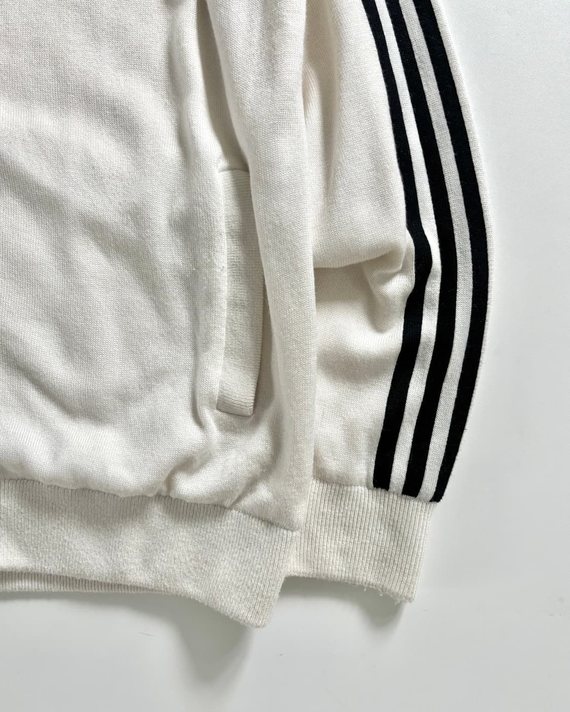 Adidas 아디다스 오리지널 아이보리컬러 니트 자켓 상품이미지5