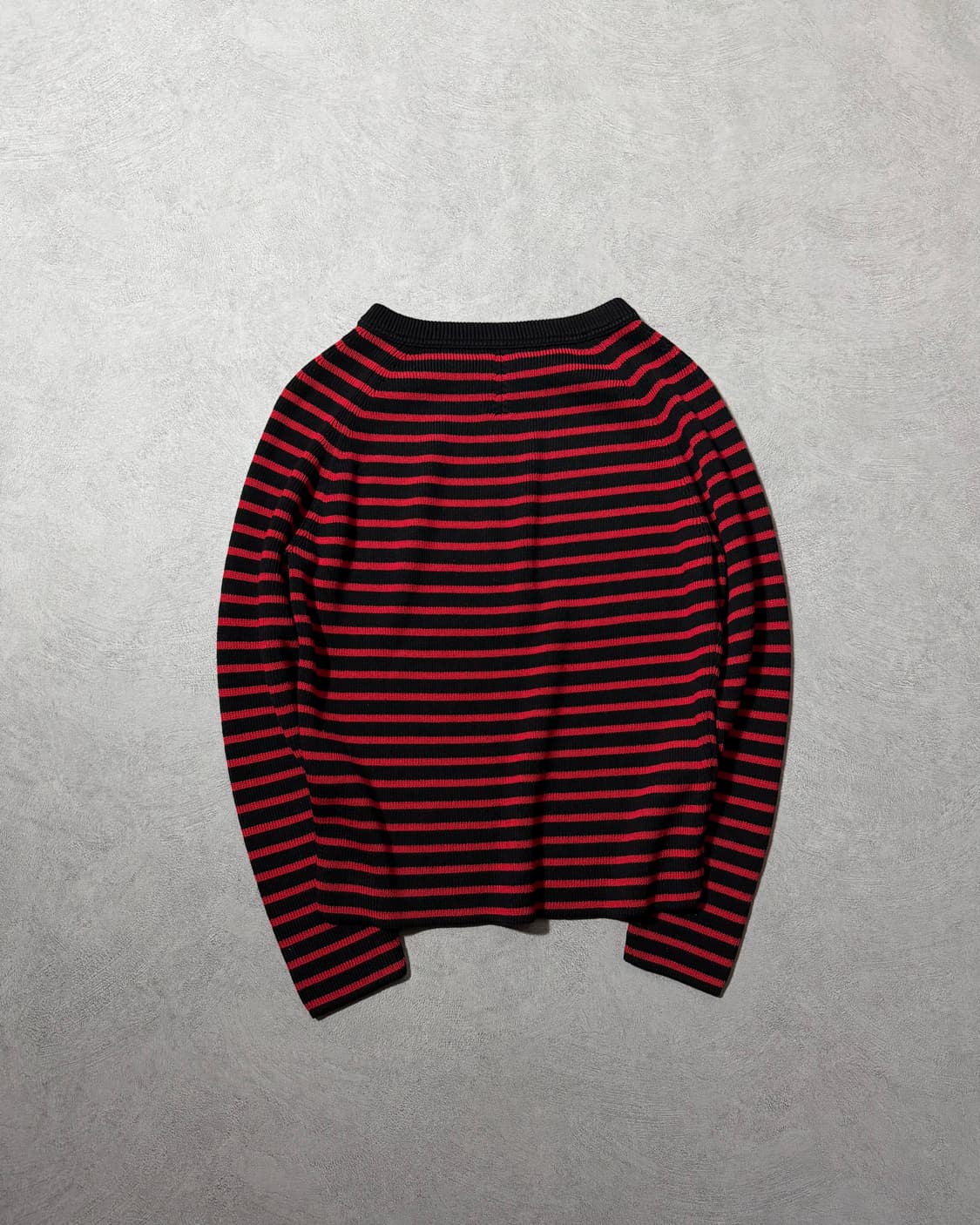 15FW 생로랑 더블지퍼 스트라이프 니트 상품이미지4