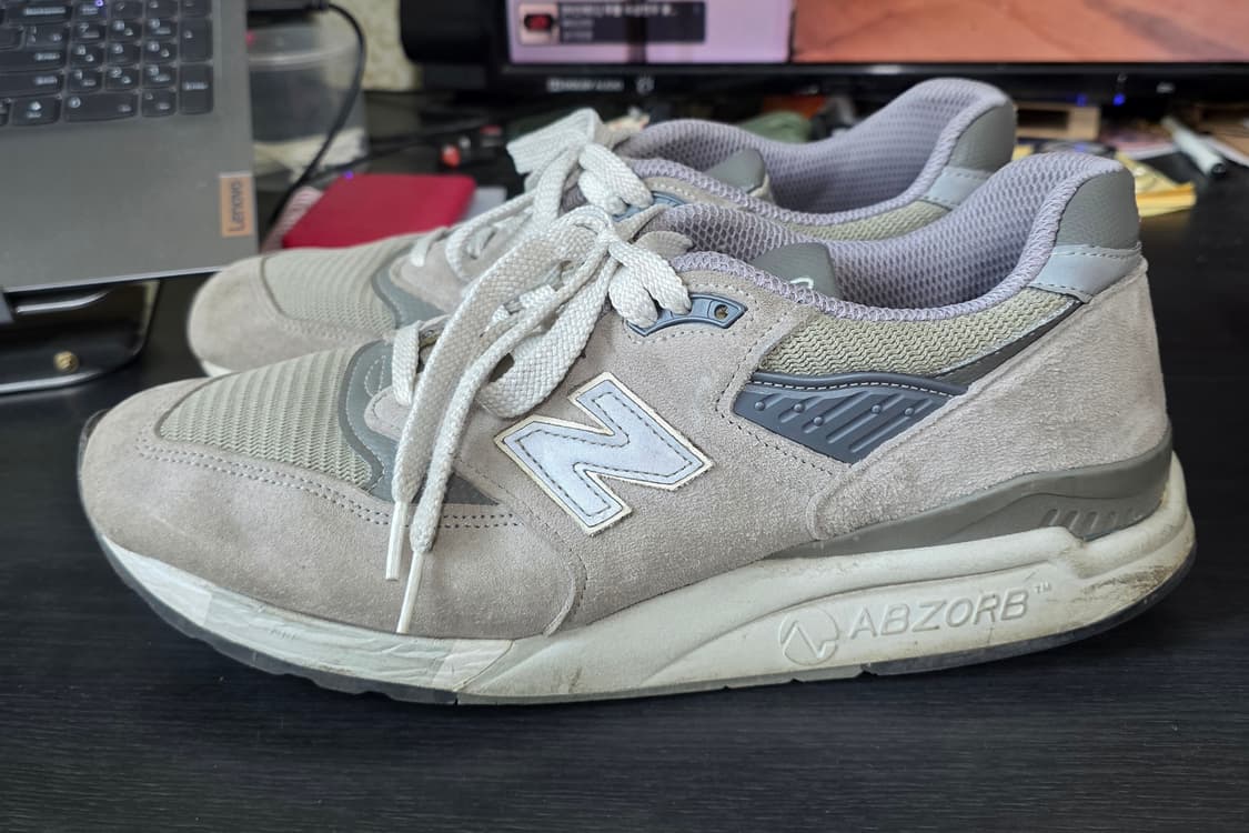 뉴발란스 998 그레이 285 사이즈 상품이미지2