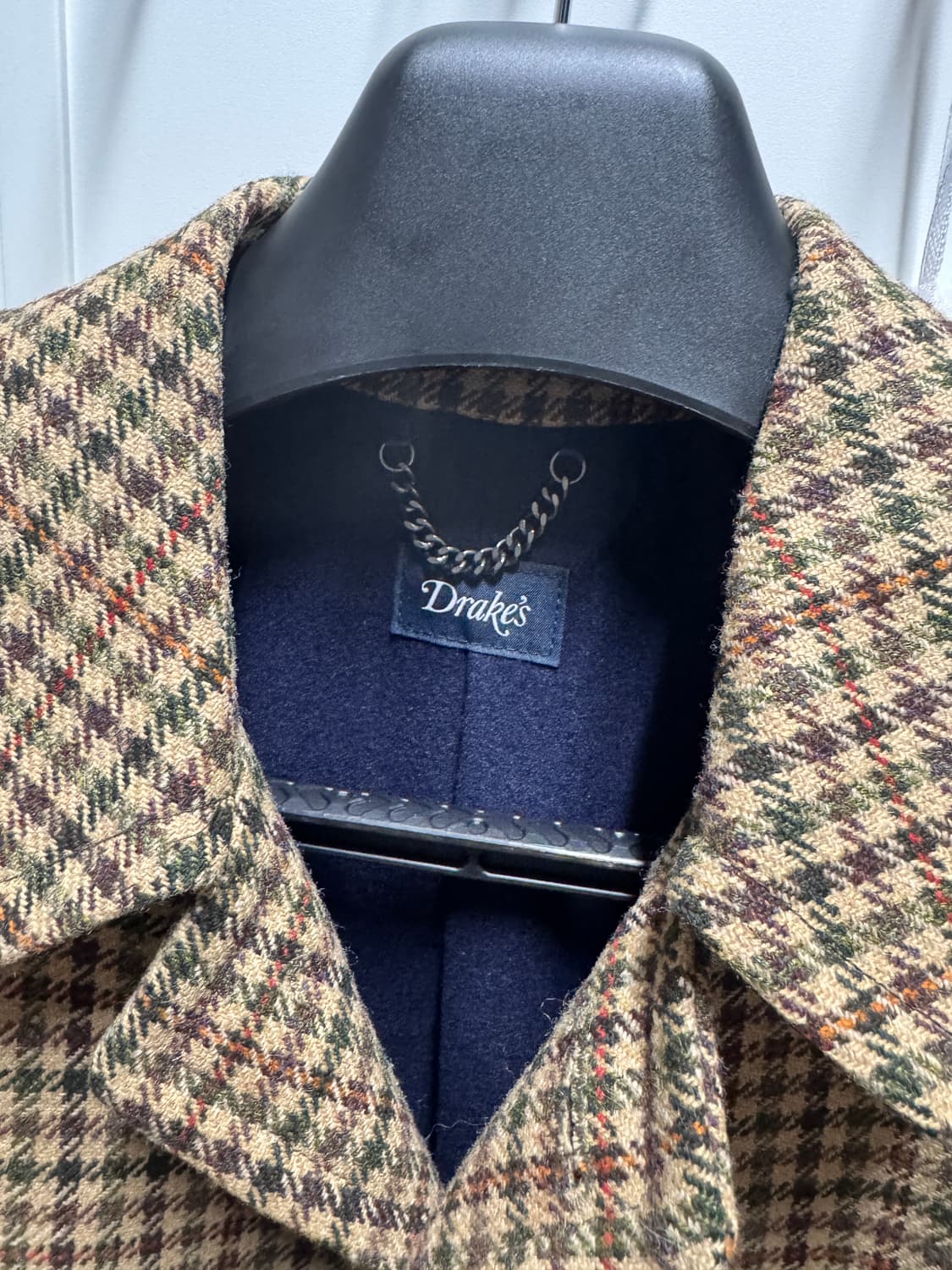 드레익스 건클럽 체크 발마칸 코트 38 상품이미지3