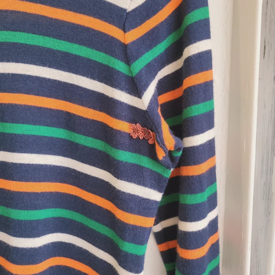 Cutie Blonde 멀티스트라이프 린넨 가디건 상품이미지8