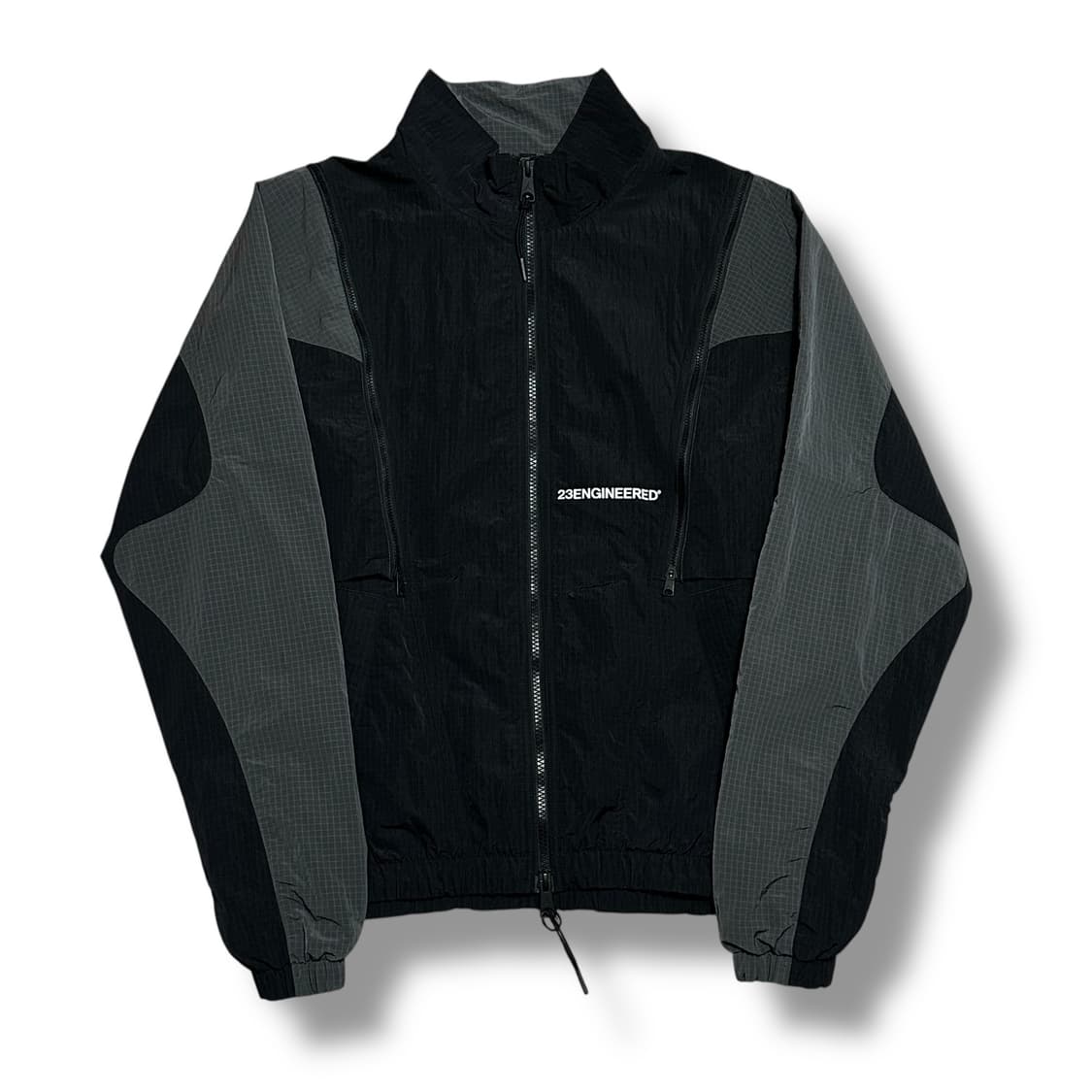 Nike 조던 23 엔지니어드 디테처블 블렉 그레이 바람막이 우븐 자켓 상품이미지1