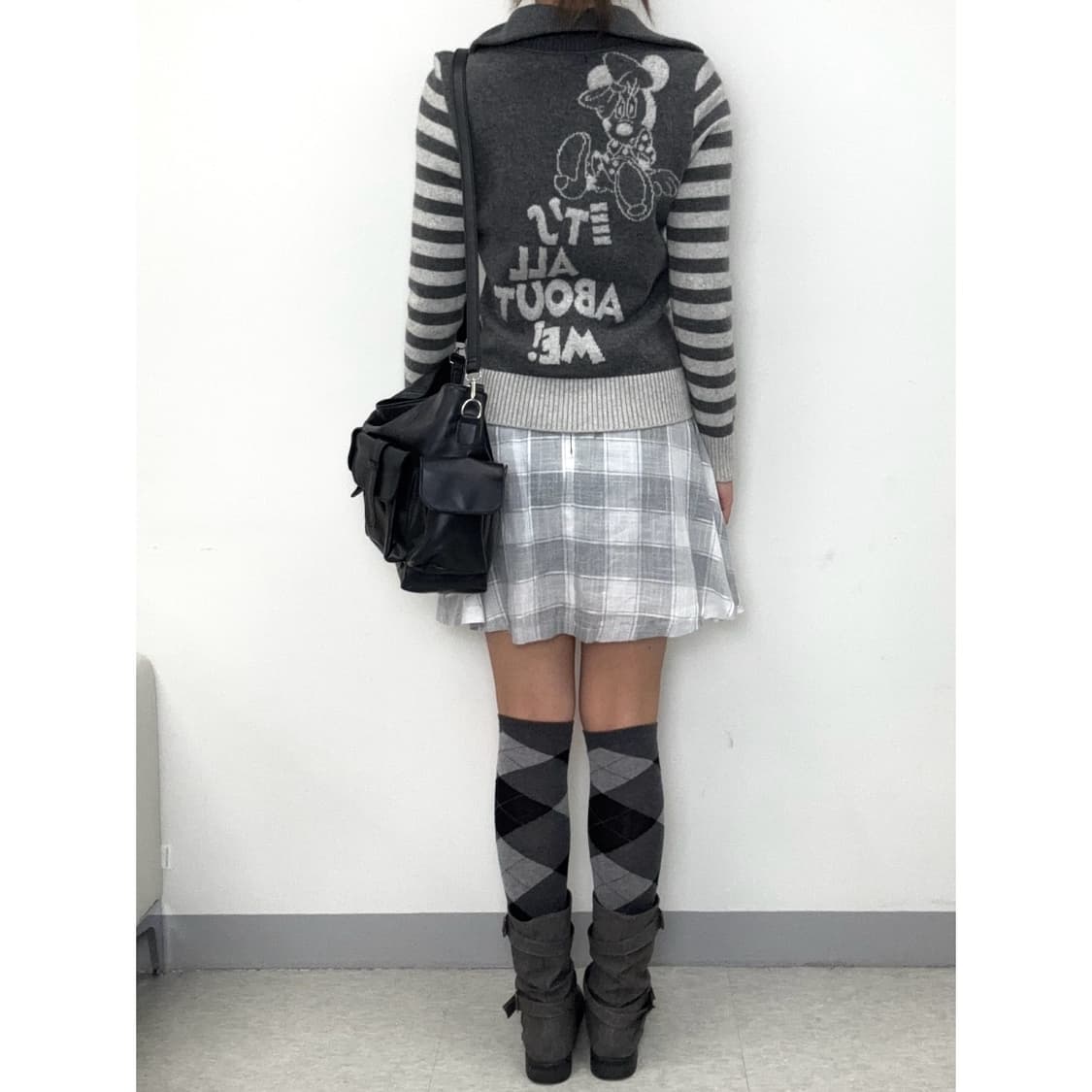 빈티지 디즈니 그레이 울 니트 상품이미지4