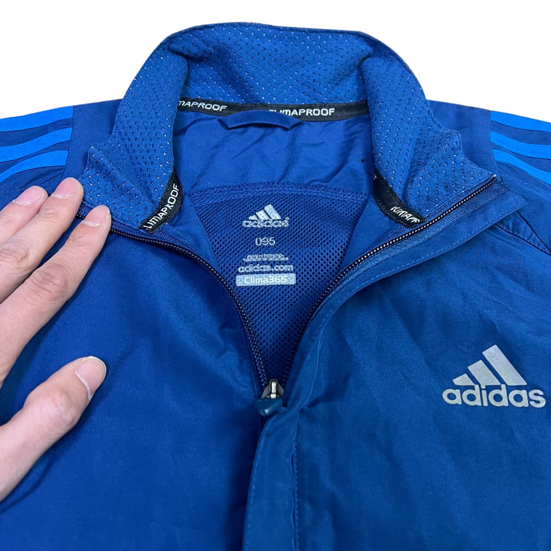 아디다스 진블루 경량 바람막이 자켓 상품이미지2