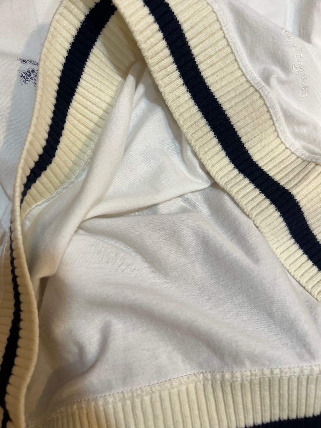 손정완 여성 아이보리 코튼라운드티셔츠  상품이미지5