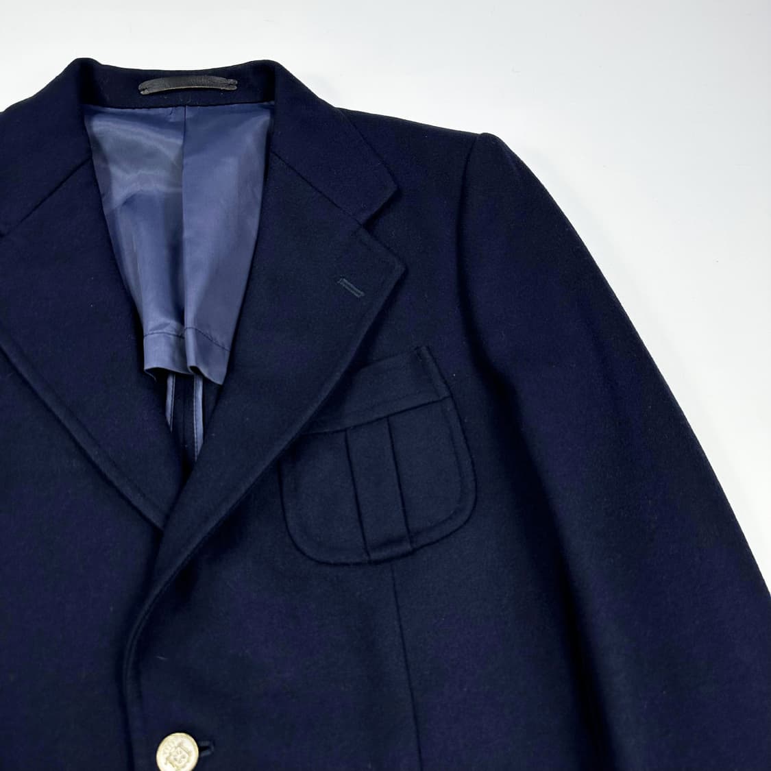 90s Mcgregor 맥그리거 울 블레이져 다크 네이비 M  상품이미지3