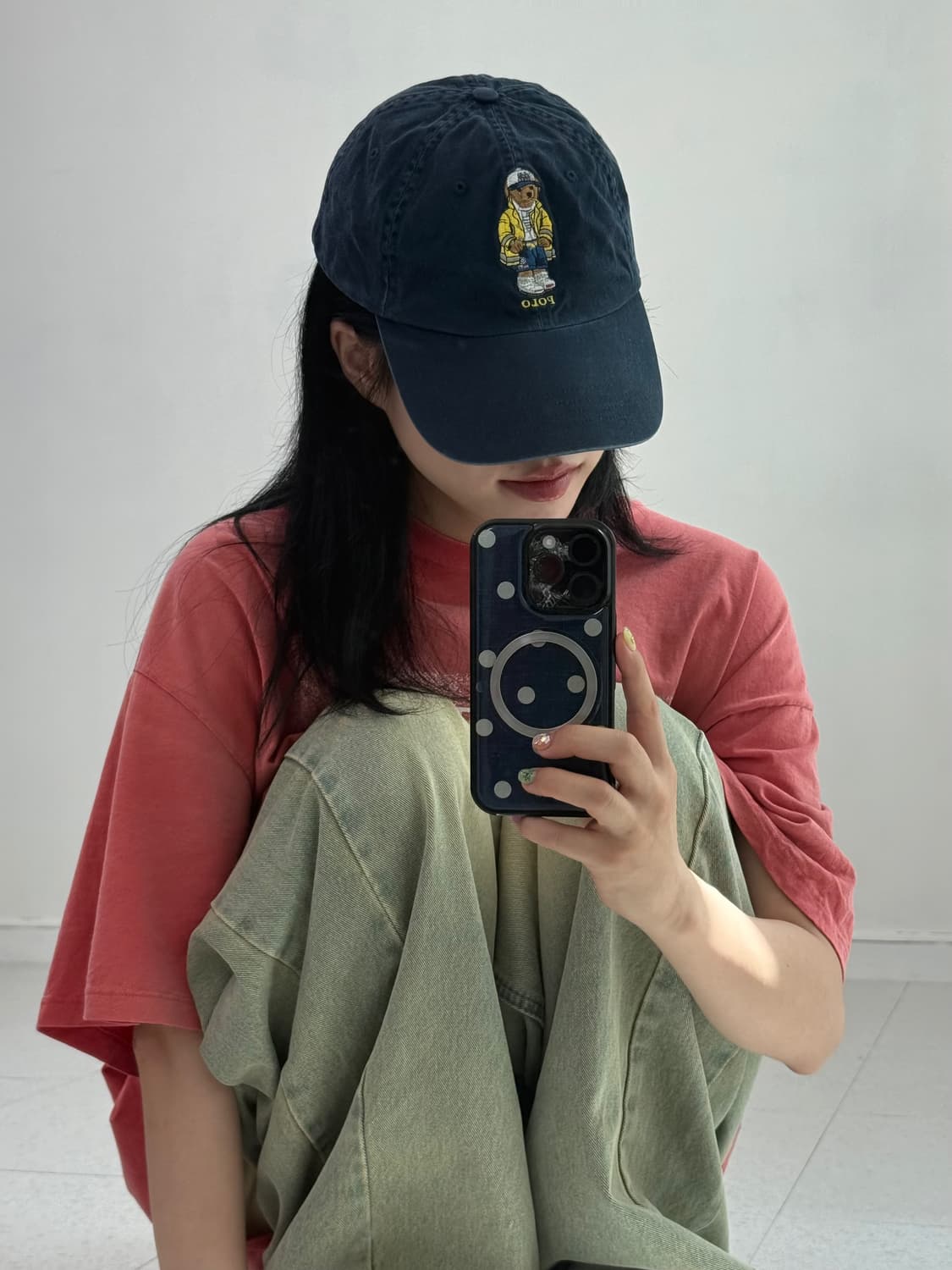 폴로 베어 네이비 캡 상품이미지1