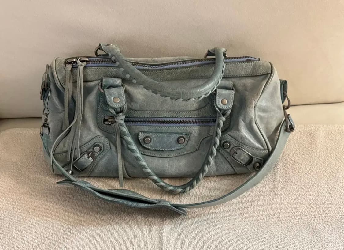 발렌시아가 모터백 티파니블루 민트 상품이미지3