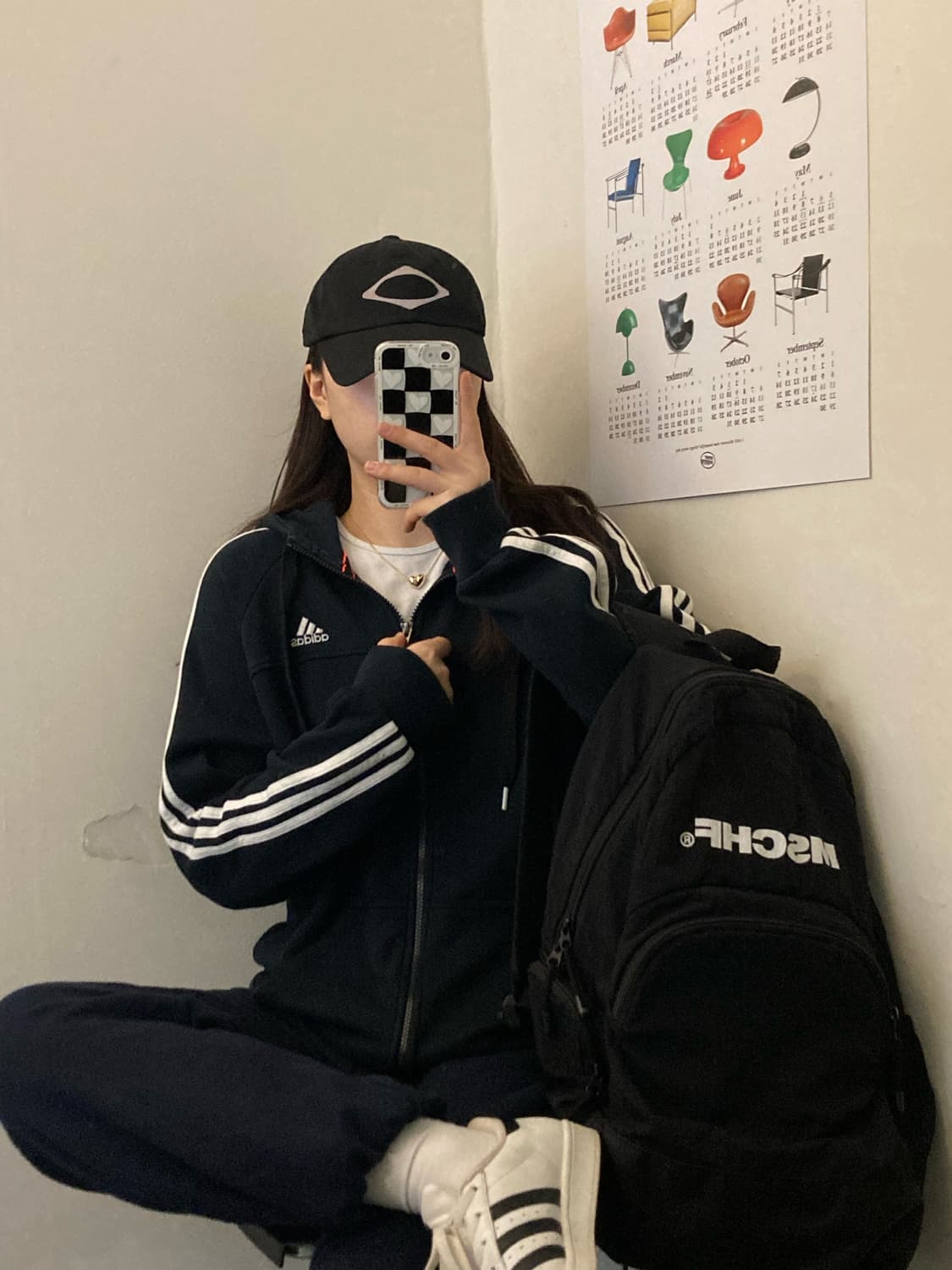 아디다스 후드집업 (검정) 상품이미지1