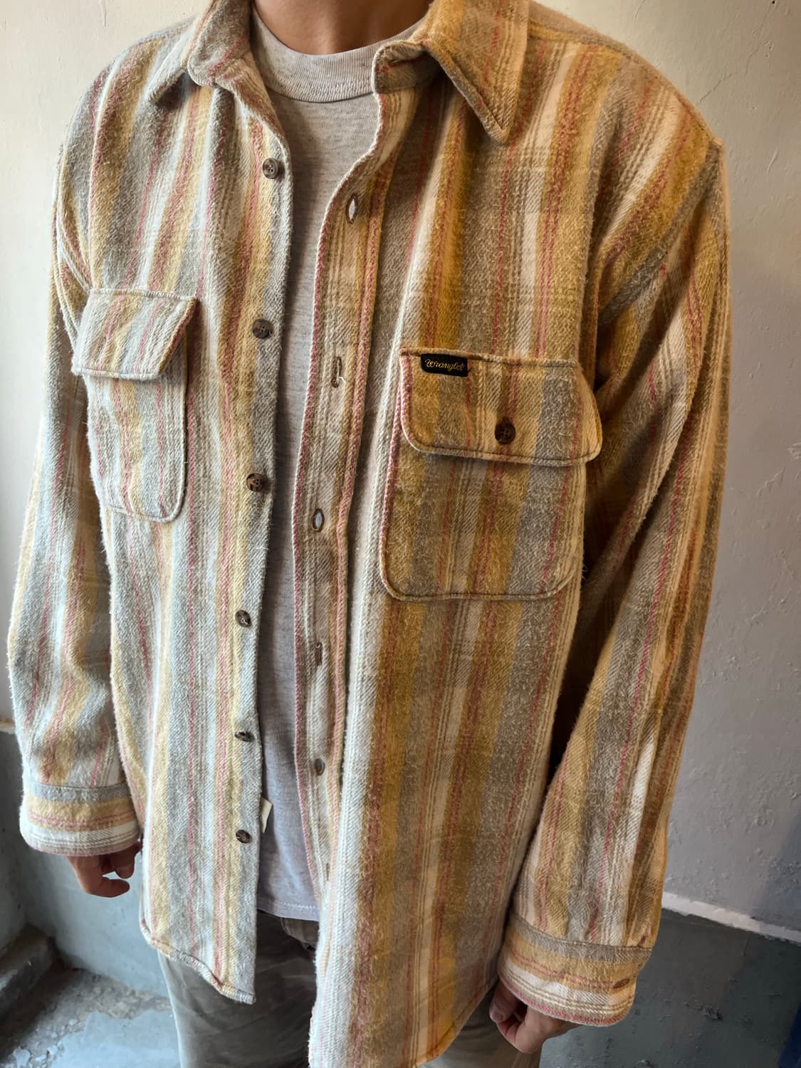 Wrangler “Spirit of America” 울터치 플란넬 셔츠 상품이미지2