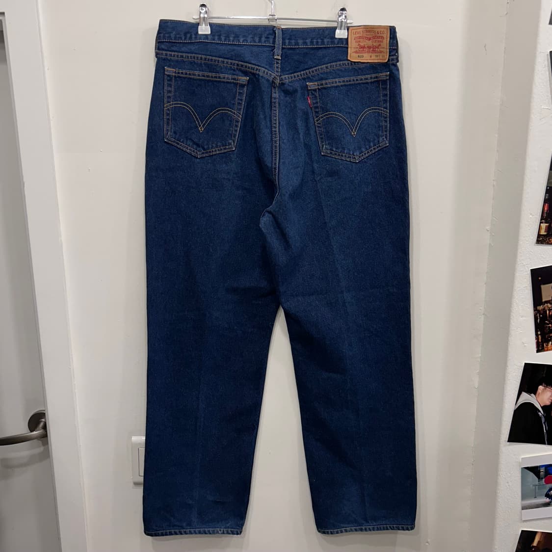 리바이스 620 페이퍼택 루즈핏 중청 데님팬츠 상품이미지5