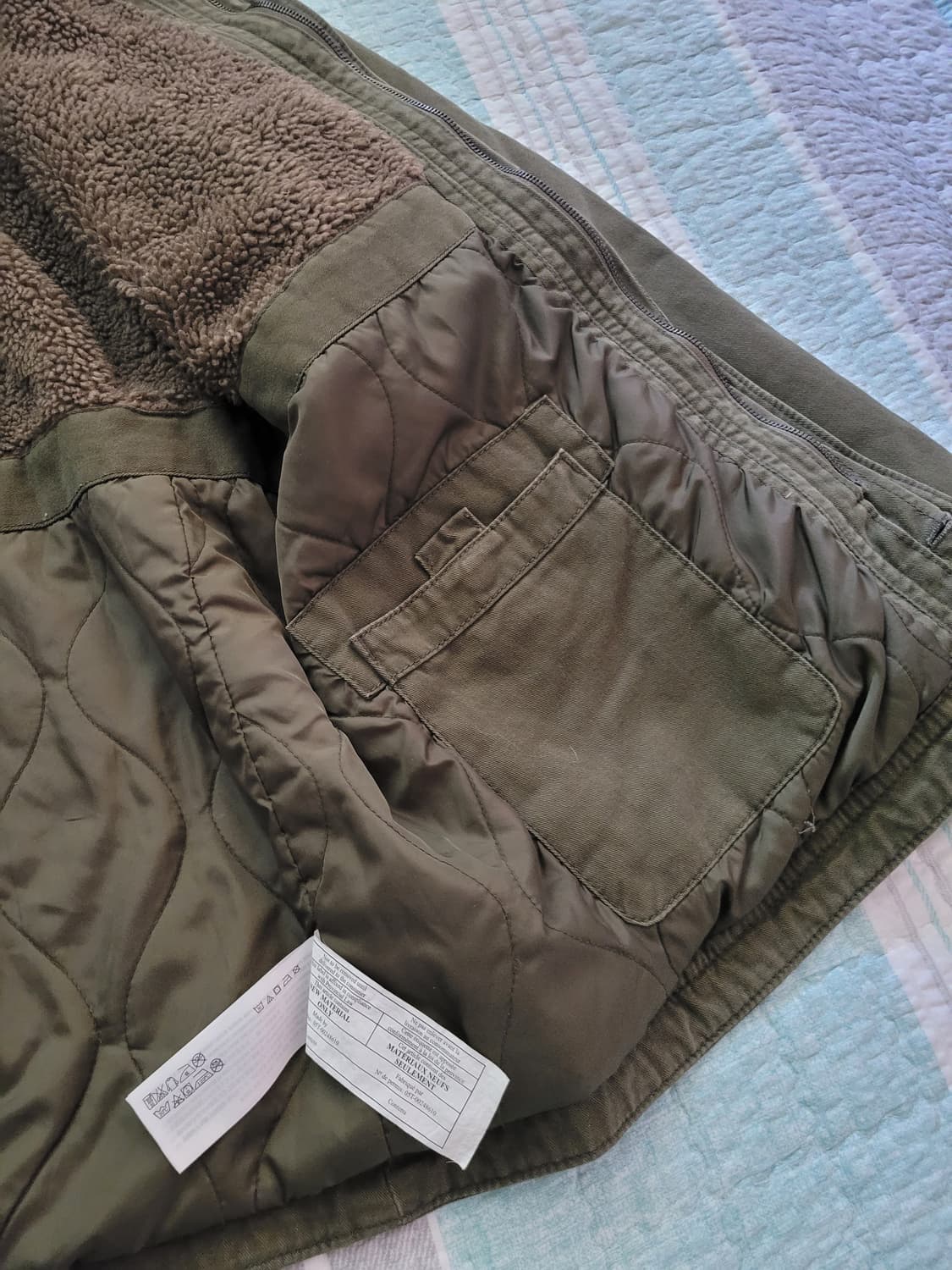 아베크롬비 홀리스터 Hollister 쉐르파 울프죠 후드야상자켓 105 상품이미지7