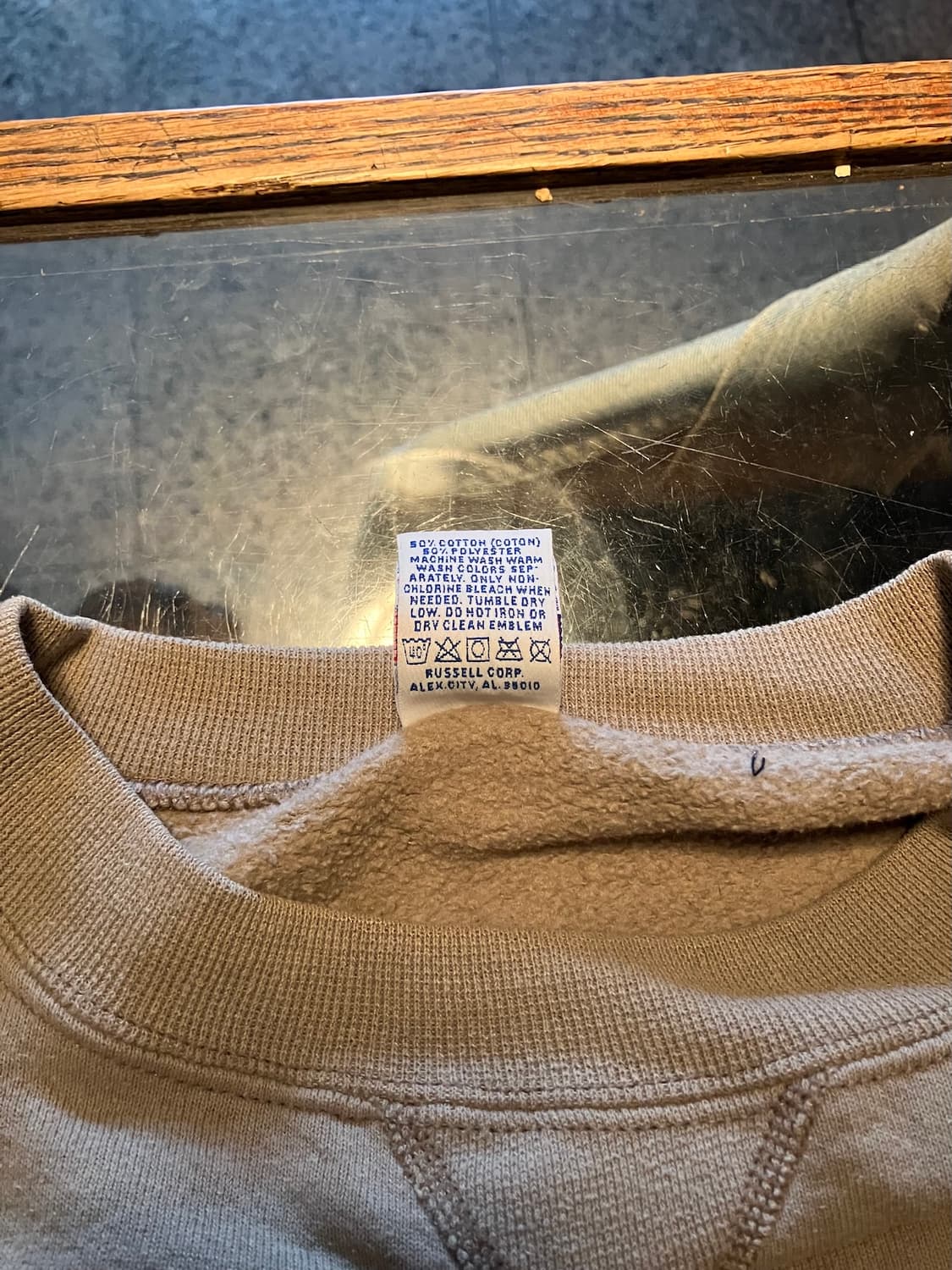 90s USA 빈티지 러셀 플레인 스웻 셔츠 맨투맨 상품이미지7