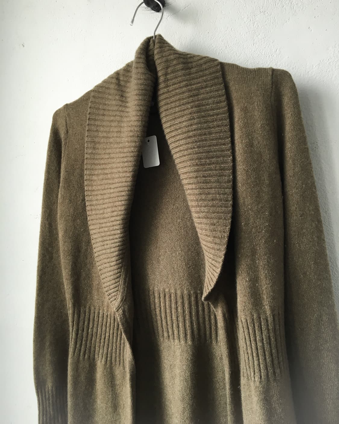 Collar point knit open cardigan 상품이미지3