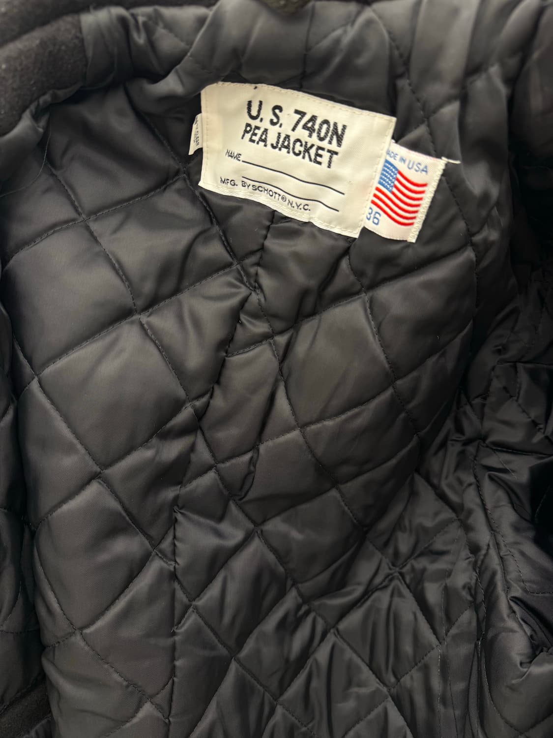 U.S.74ON 울 피코트 상품이미지4