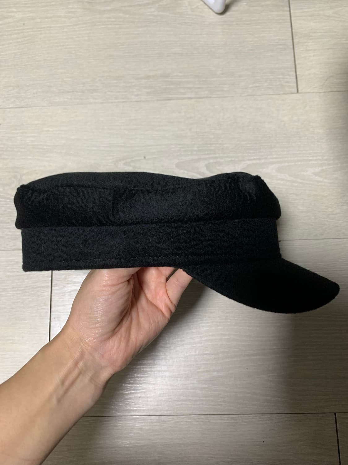 미착용) 어썸니즈 클래식 마린 캡 울 블랙 상품이미지4